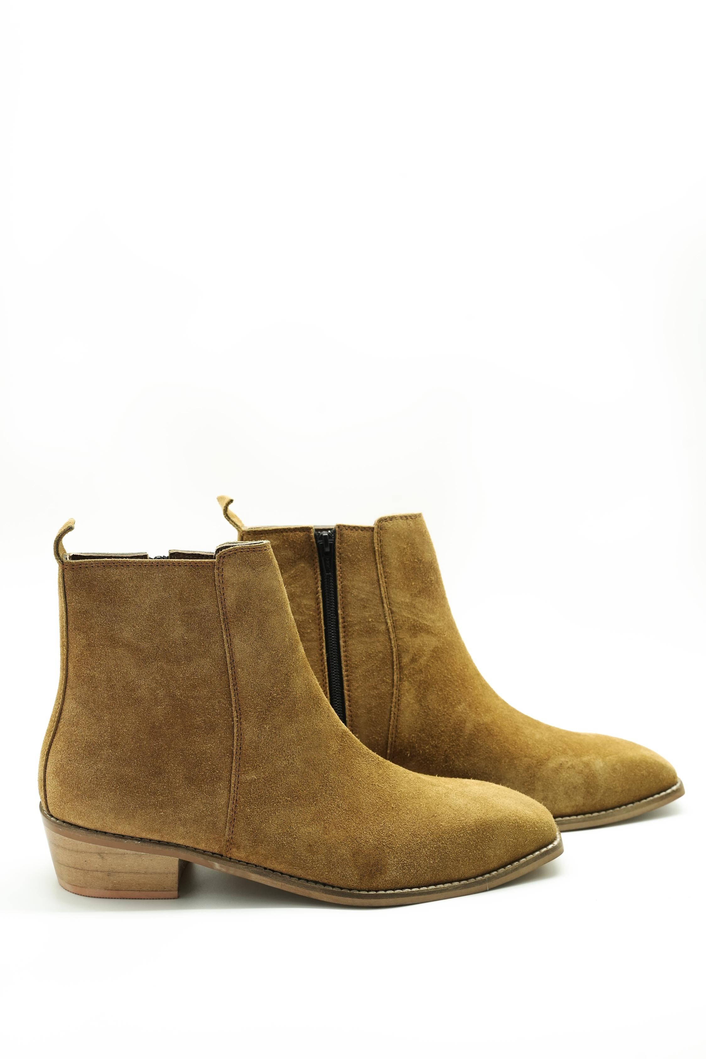 Vittorio Suede Cow Leather Chelsea Boots