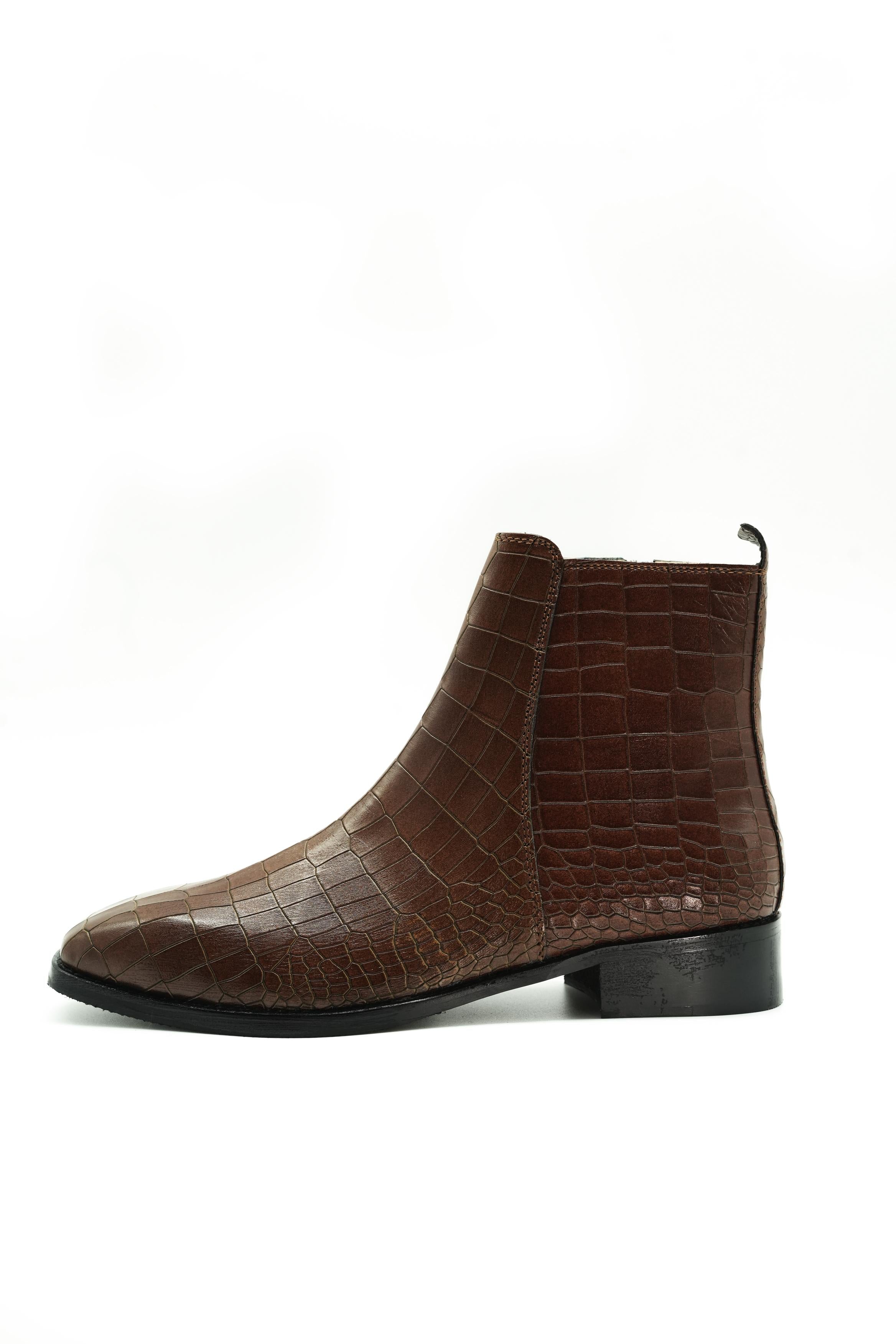 Vittorio Premium Croc Chelsea Boots