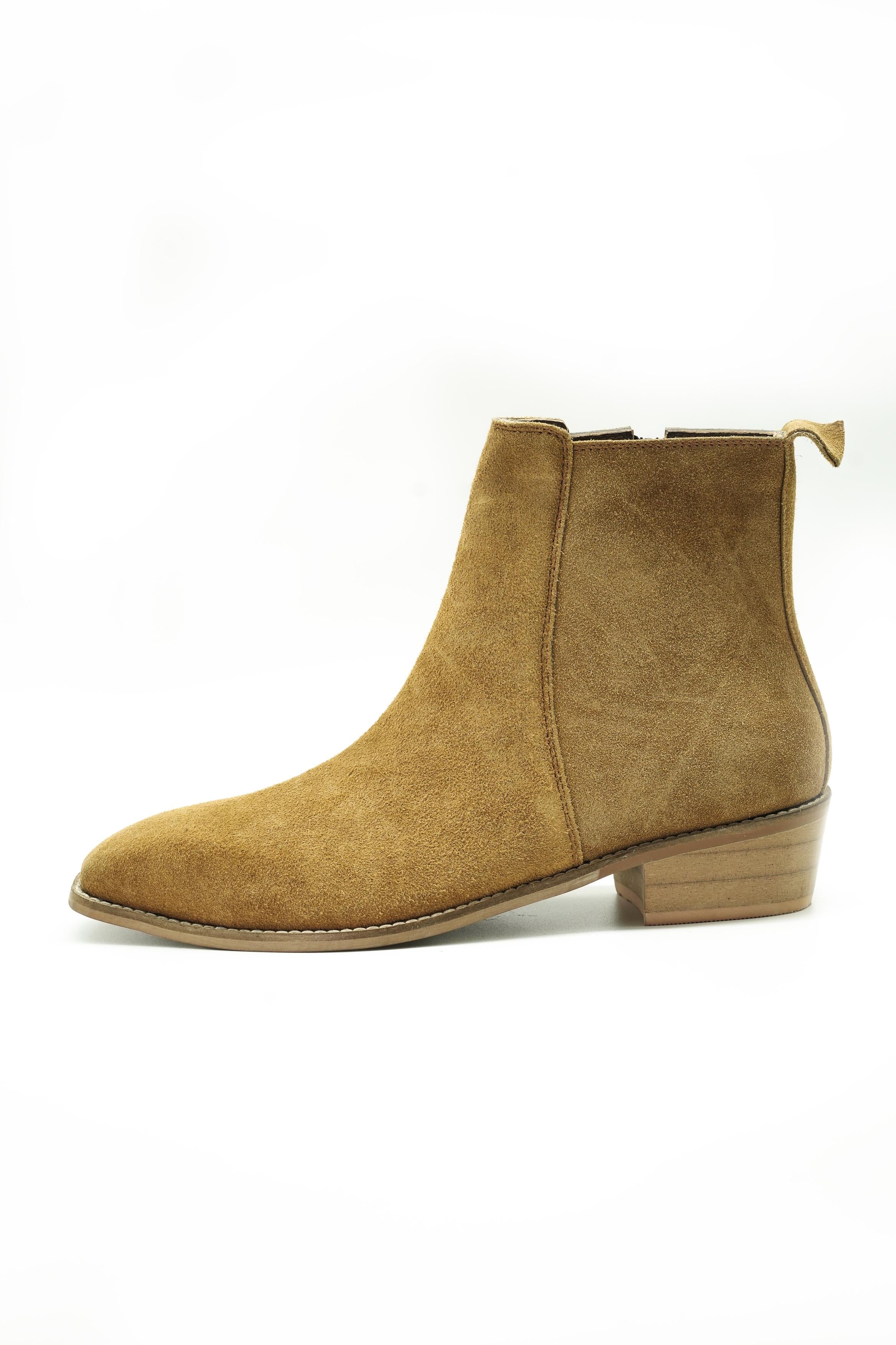 Vittorio Suede Cow Leather Chelsea Boots