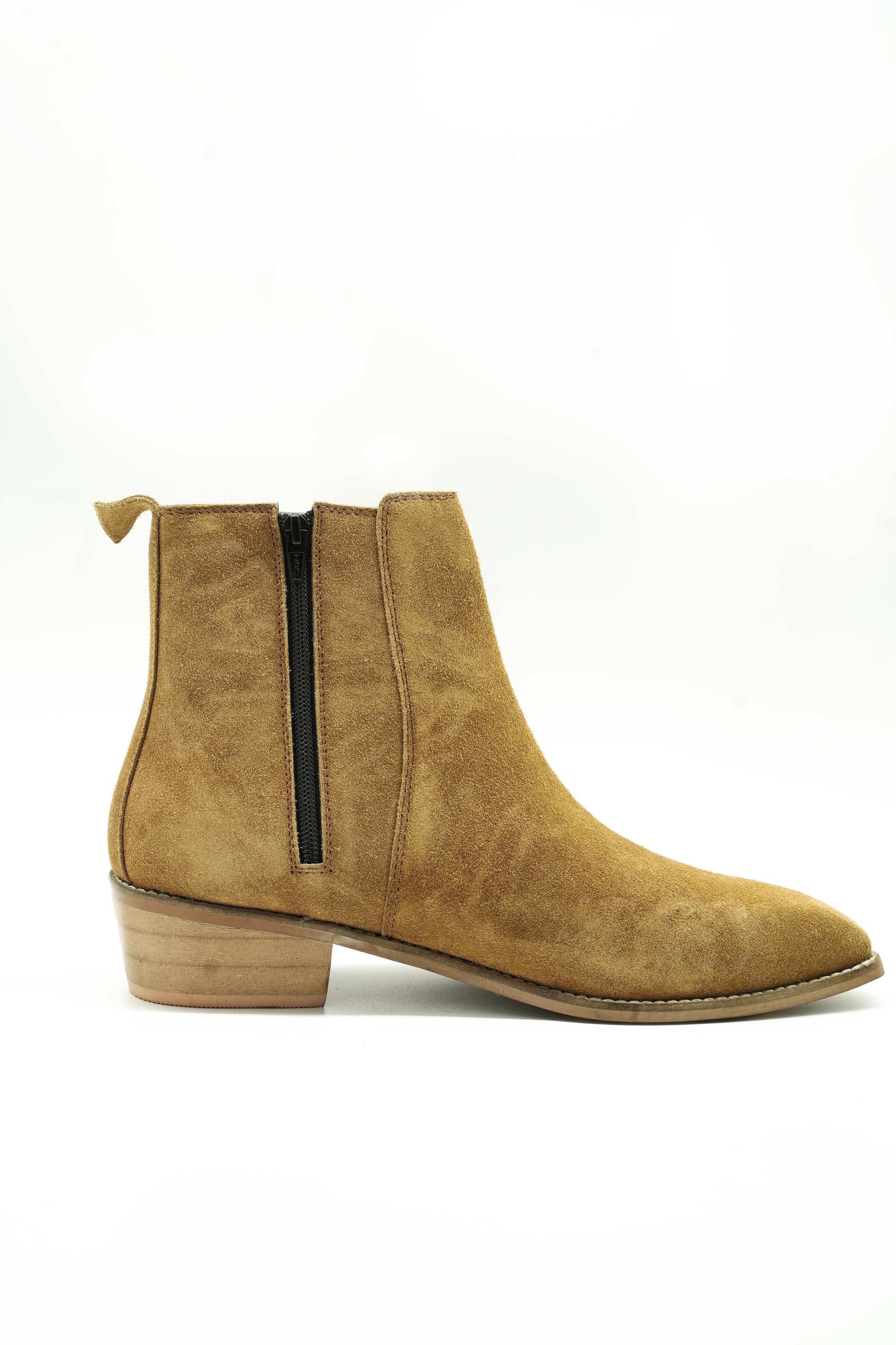 Vittorio Suede Cow Leather Chelsea Boots