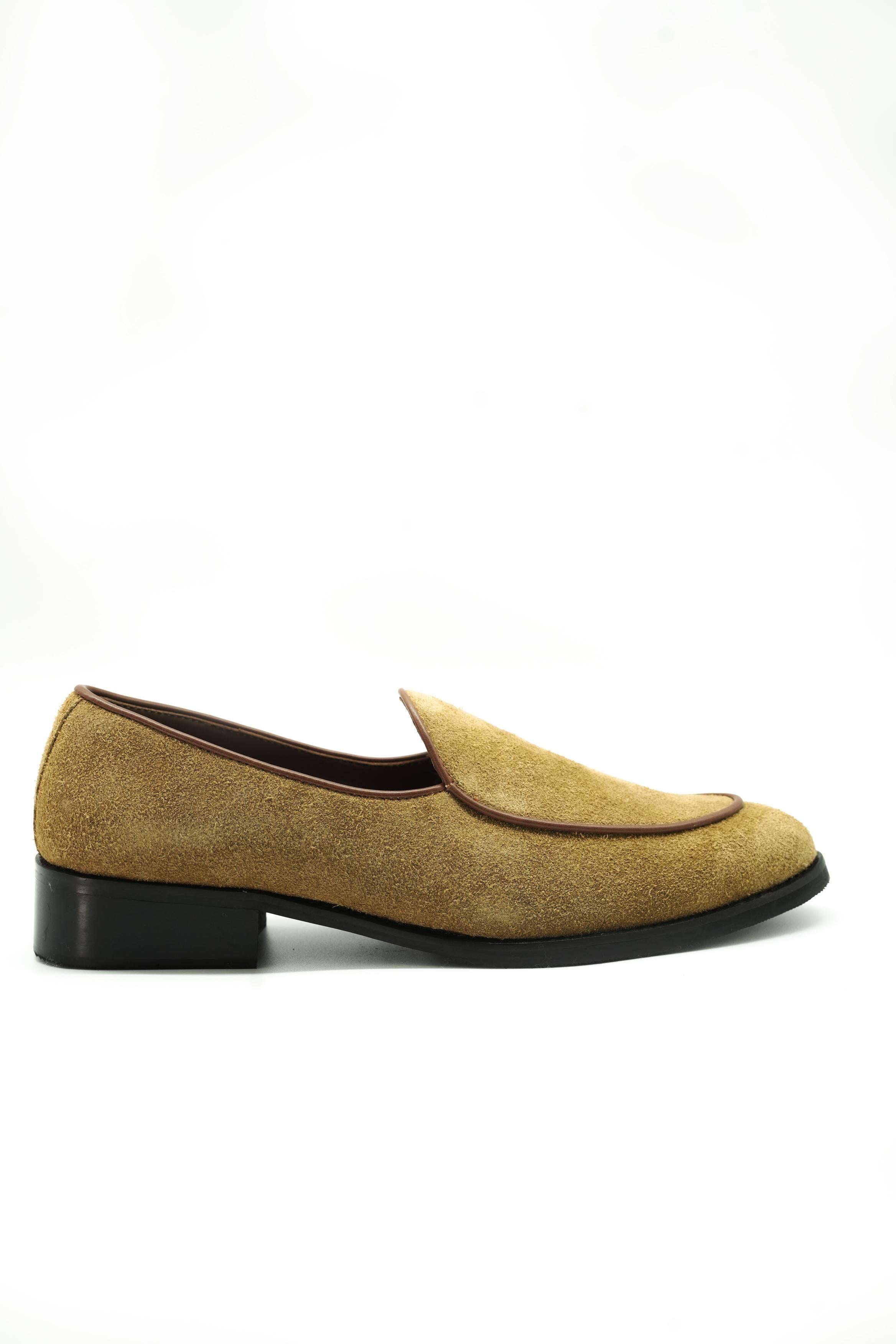 Alberto Suede Cow leather Loafers-Tan