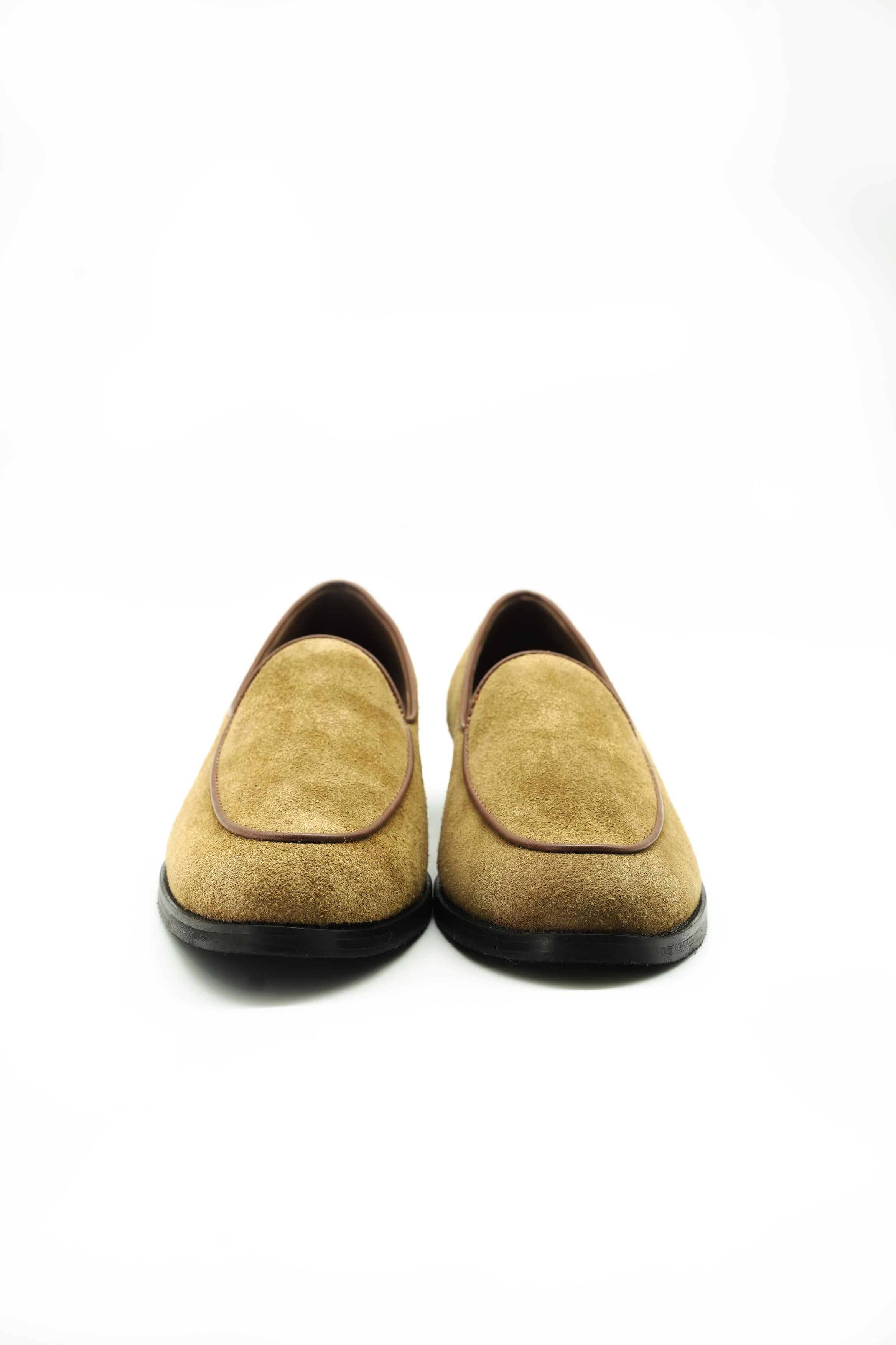 Alberto Suede Cow leather Loafers-Tan